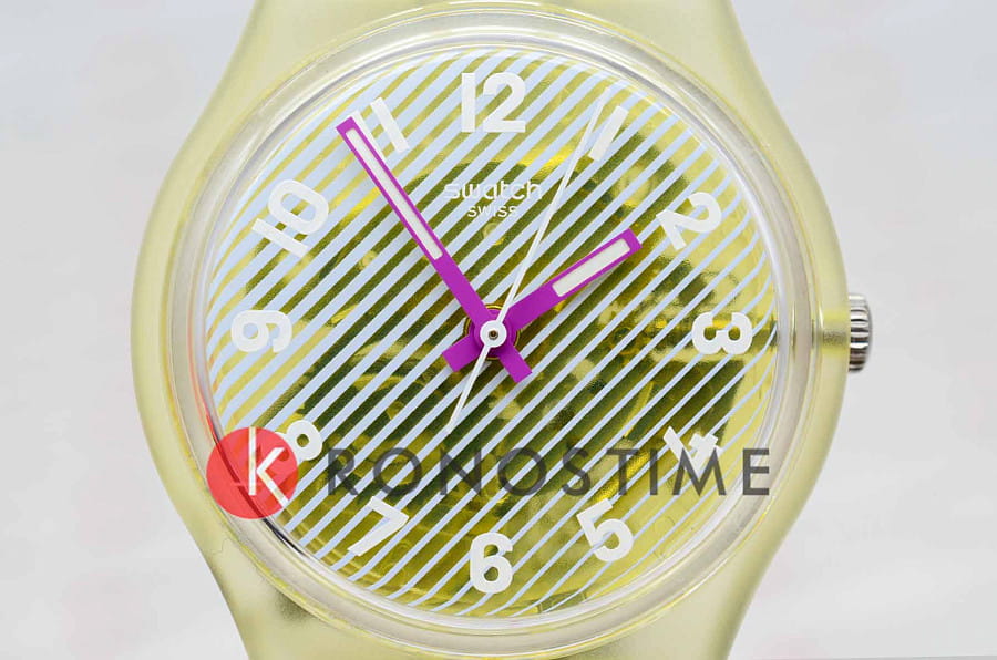 Часы Swatch Wavelengths Of Sand SO28J102 — пластик, Швейцария