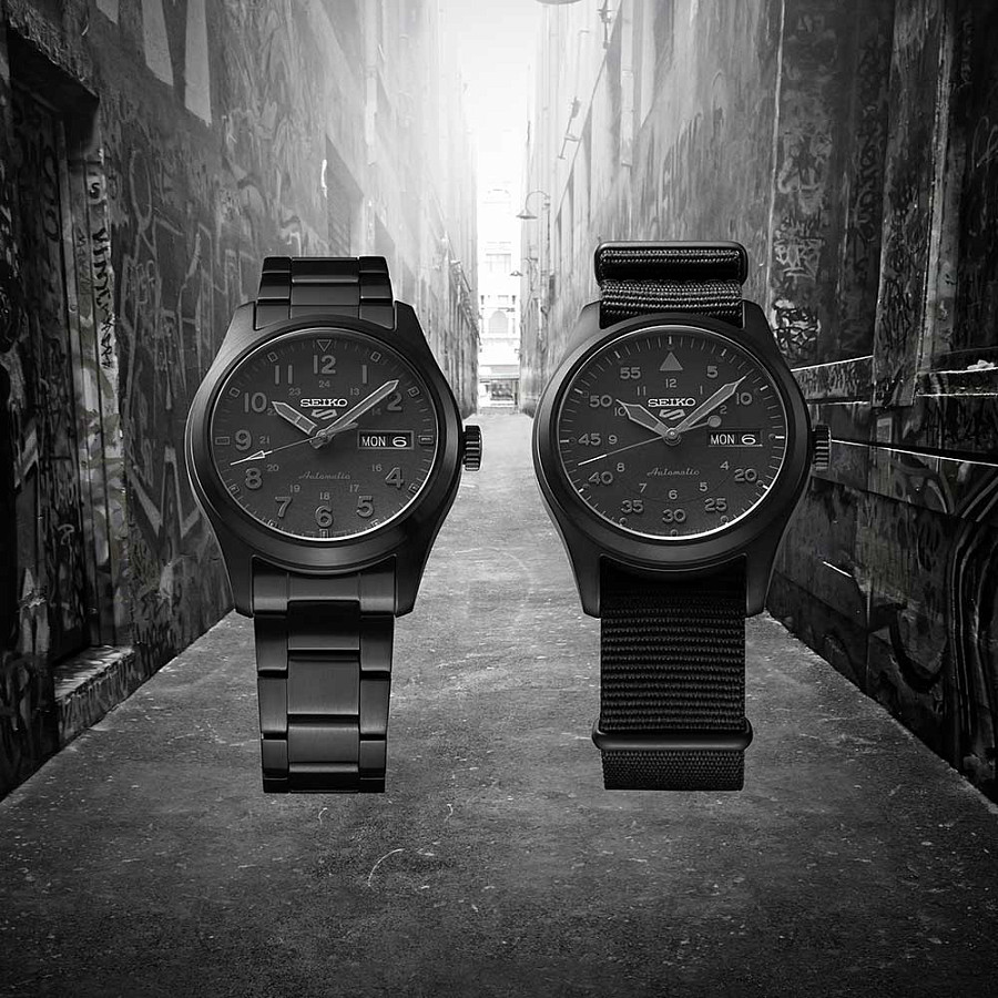 Часы Seiko 5 Sports SRPJ09K1 — механические, Япония, мужские
