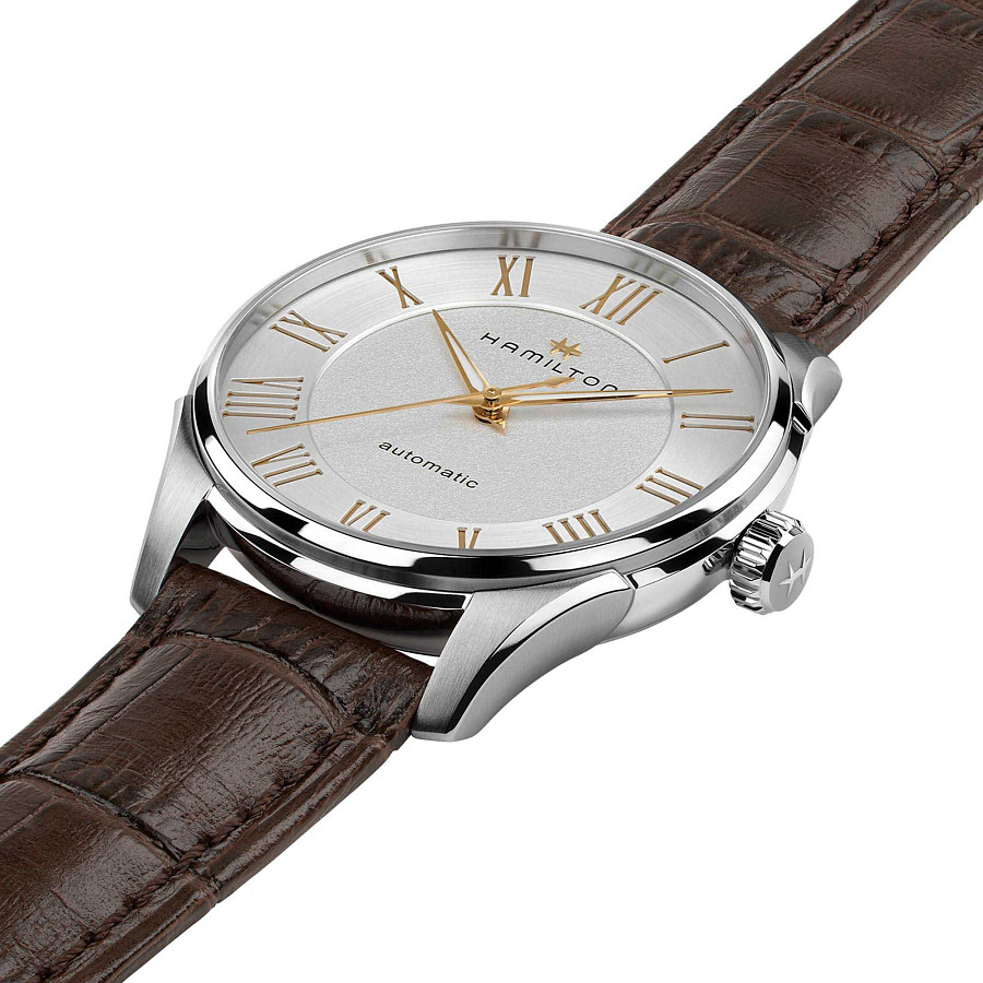 Часы Hamilton Jazzmaster Auto H42535550 — кожаный, мужские
