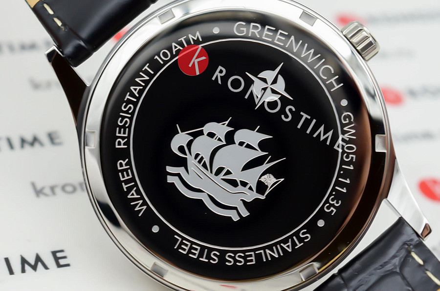 Часы Greenwich Octopus GW 051.11.35 — мужские, кожаный
