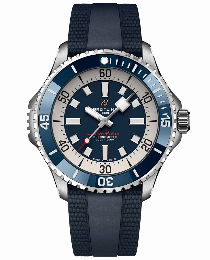 Часы Breitling Superocean Automatic 46 A17378E71C1S1 — мужские, синий