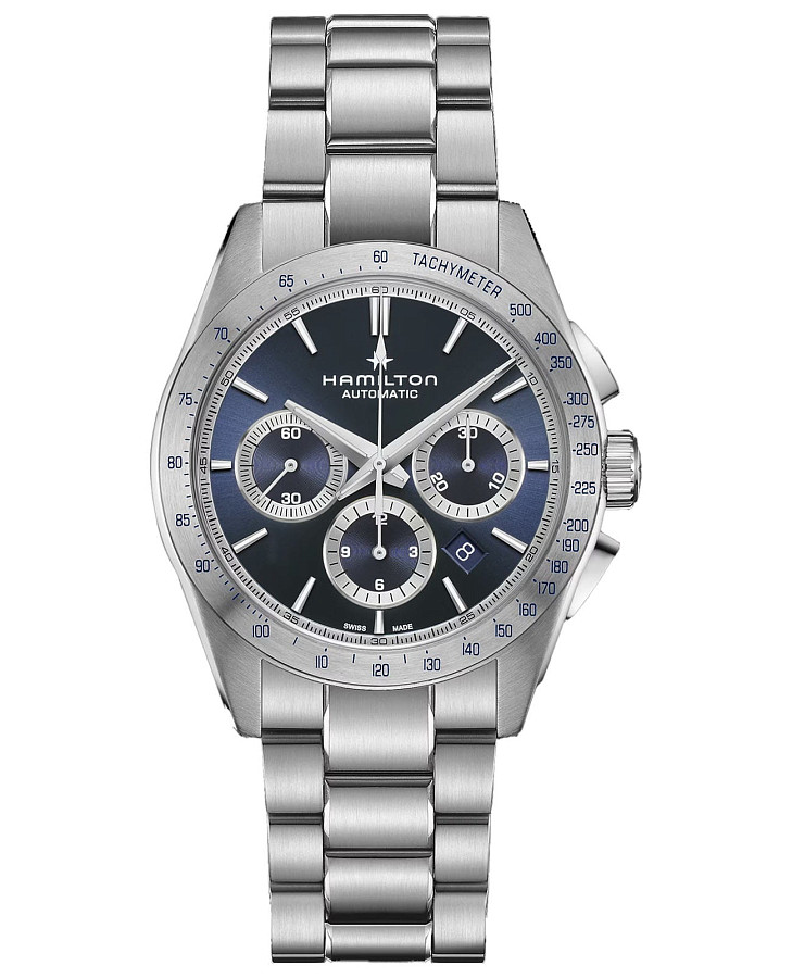 Часы Hamilton Jazzmaster Performer Auto Chrono H36616140 — мужские, синий