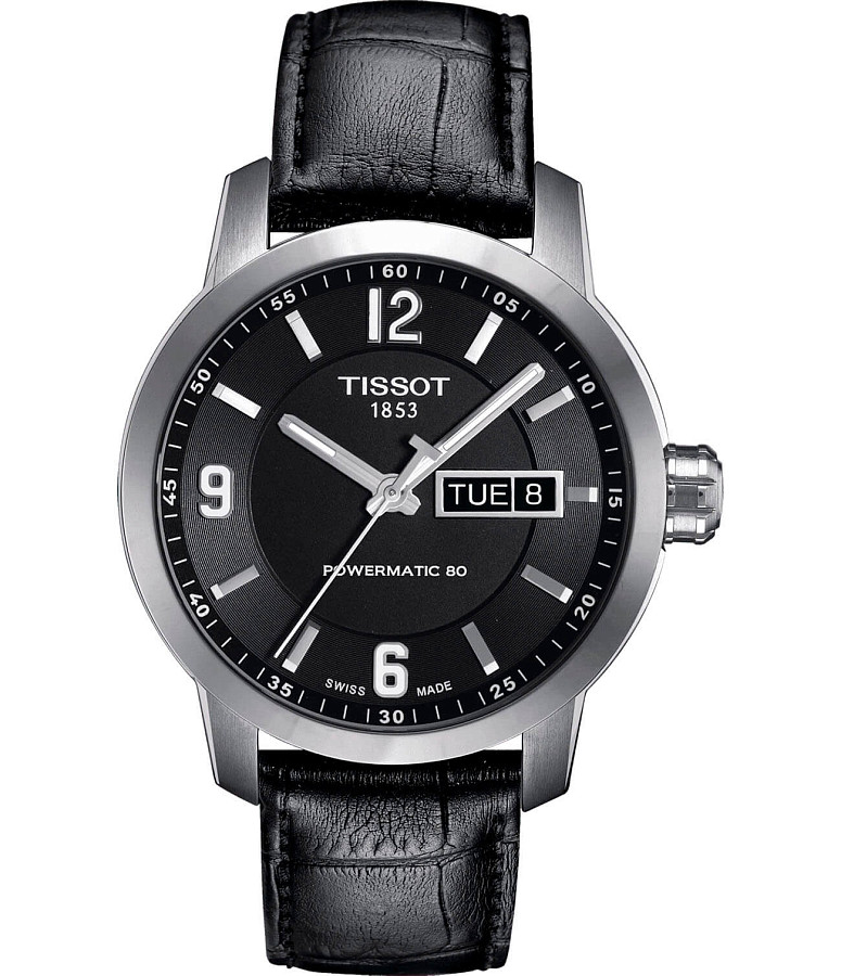 Часы Tissot PRC 200 Powermatic 80 T055.430.16.057.00 — мужские, черный
