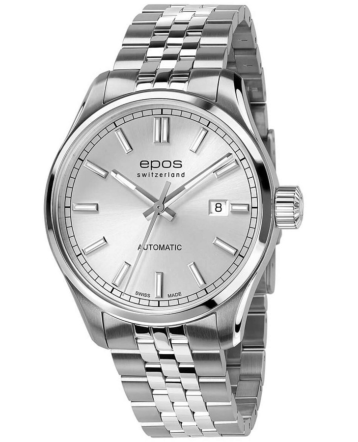 Часы Epos Passion 3501.132.20.18.30 — мужские, серебристый