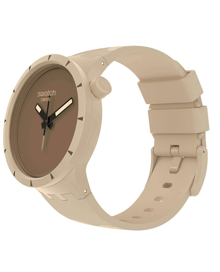 Часы Swatch Big Bold Bioceramic SB03C101 — мужские, силикон