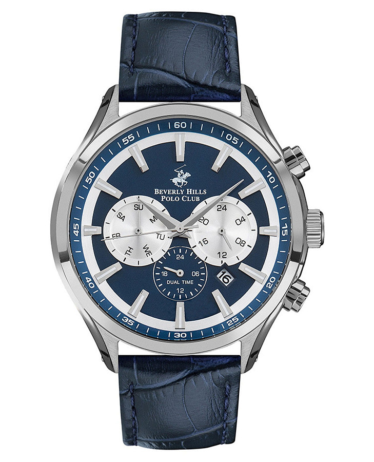 Часы Beverly Hills Polo Club BP3112X.399 — мужские, синий