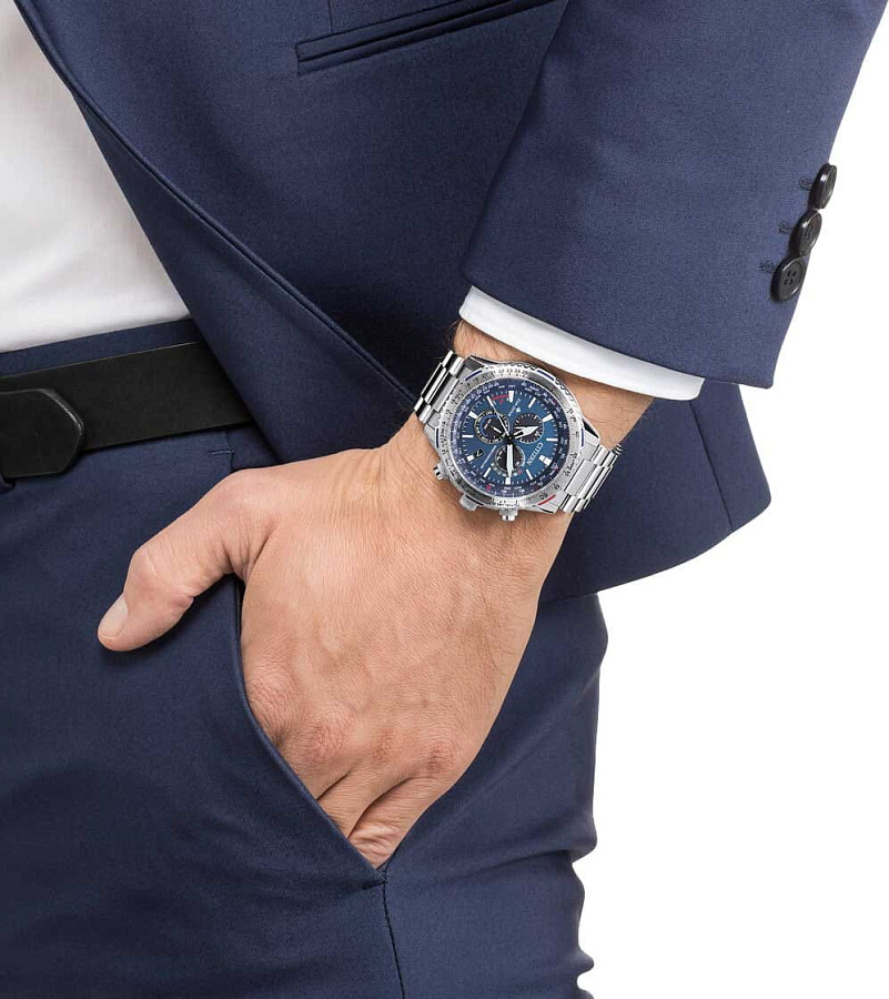 Часы Citizen Promaster CB5000-50L — металл сталь, Япония
