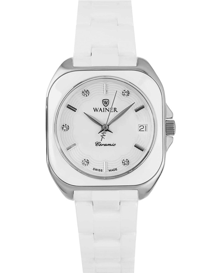 Часы Wainer Ceramic WA.18070-A — женские, белый