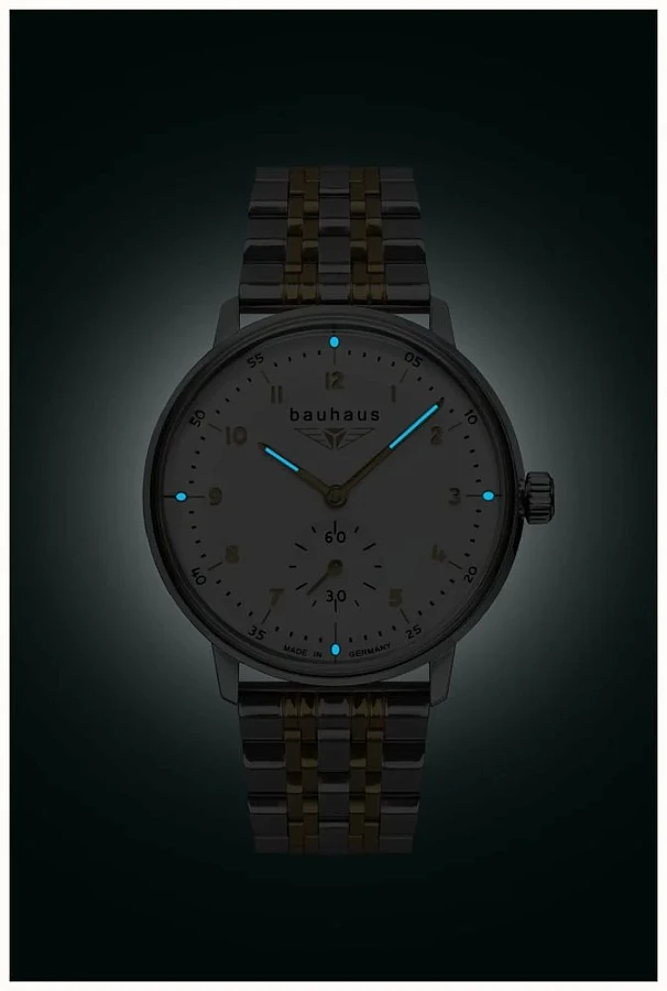 Часы Bauhaus Classic 2037M1 — кварцевые, сталь металл
