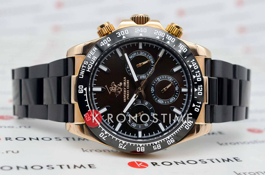 Часы Beverly Hills Polo Club BP3608X.540 — кварцевые, сталь металл