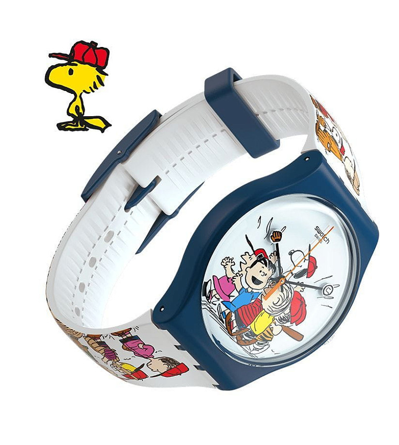 Часы Swatch New Gent Biosourced SO29Z107 — кварцевые, пластик