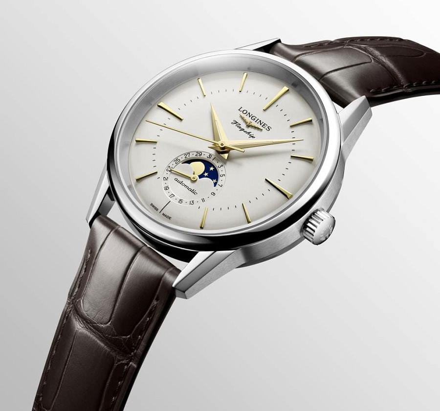 Часы Longines Flagship Heritage L4.815.4.78.2 — Швейцария, механические
