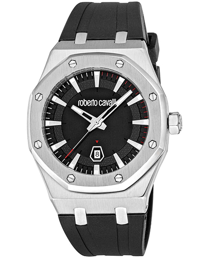 Часы Roberto Cavalli Uomo Ottagono RC5G102P0015 — мужские, черный