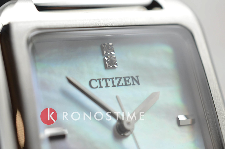 Часы Citizen Eco-Drive EM0491-81D — кварцевые, металл сталь