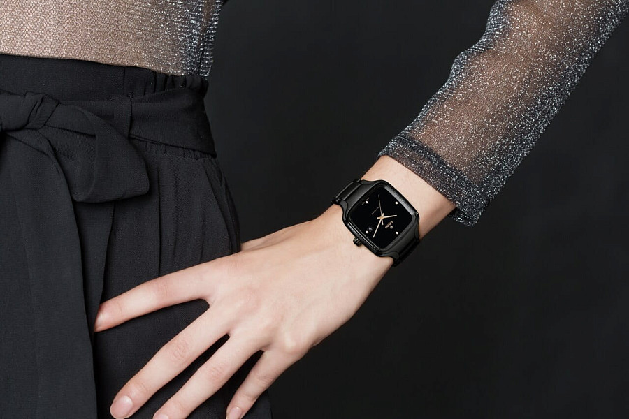 Часы Rado True Square Automatic Diamonds R27078722 — Швейцария, механические