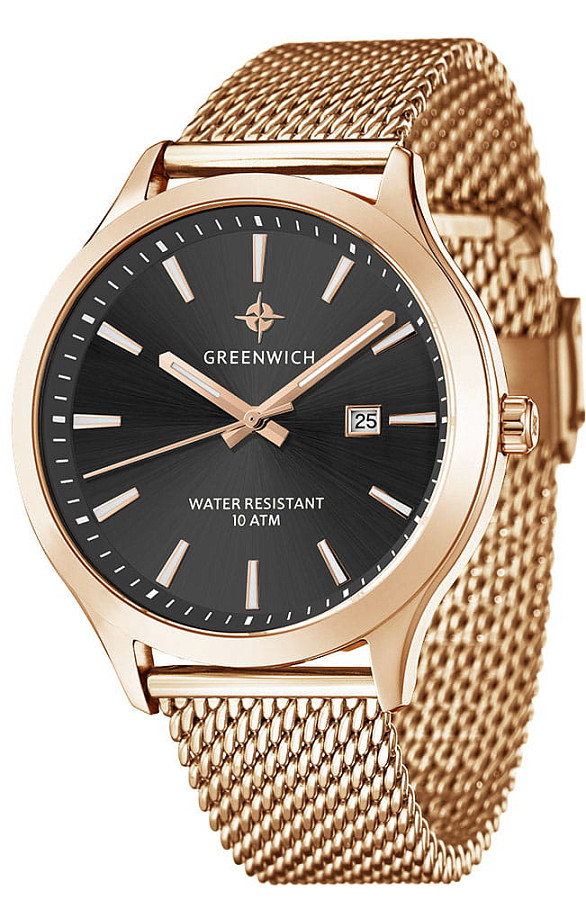 Часы Greenwich Helm GW 041.49.31 — кварцевые, металл сталь
