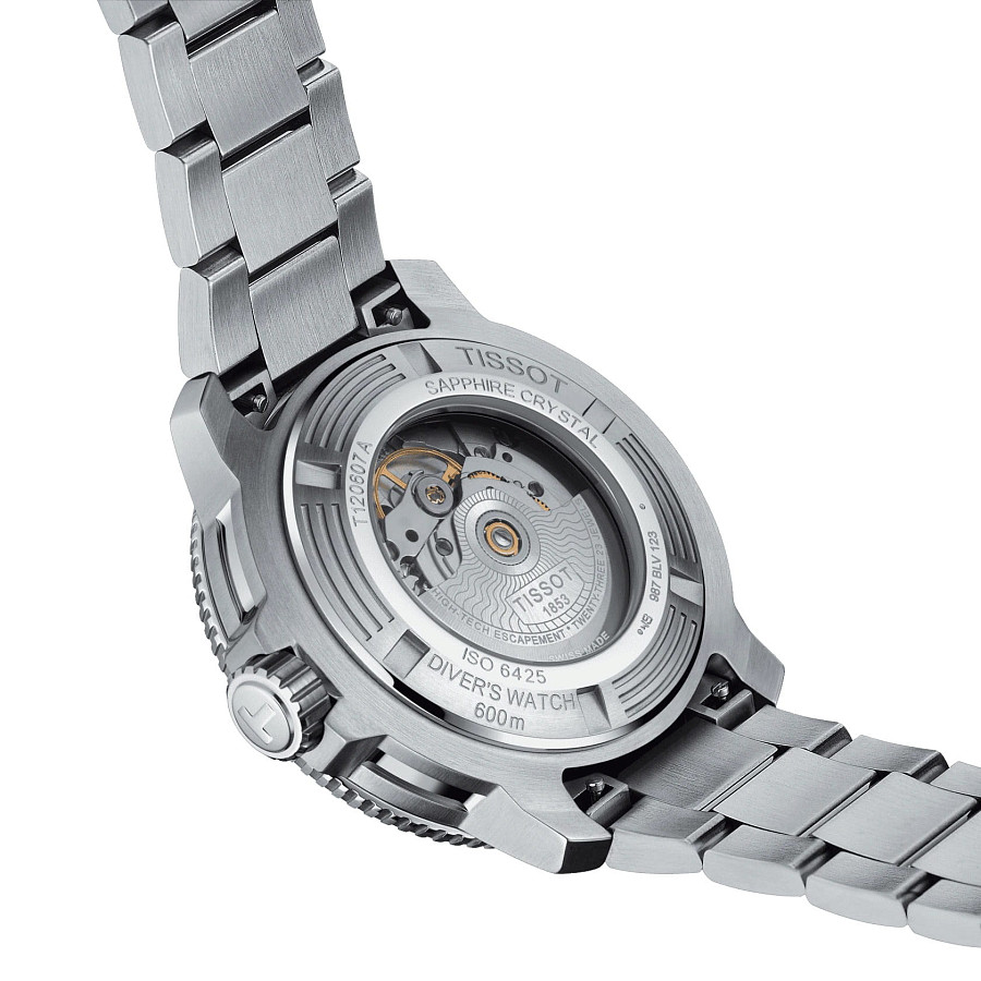 Часы Tissot Seastar 2000 Professional Powermatic 80 T120.607.11.041.00 — нержавеющая сталь, мужские