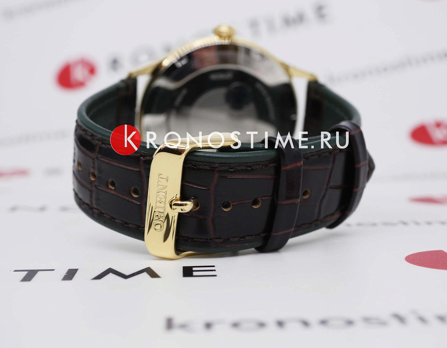 Часы Orient Classic Automatic AC08002F — мужские, кожа + текстиль