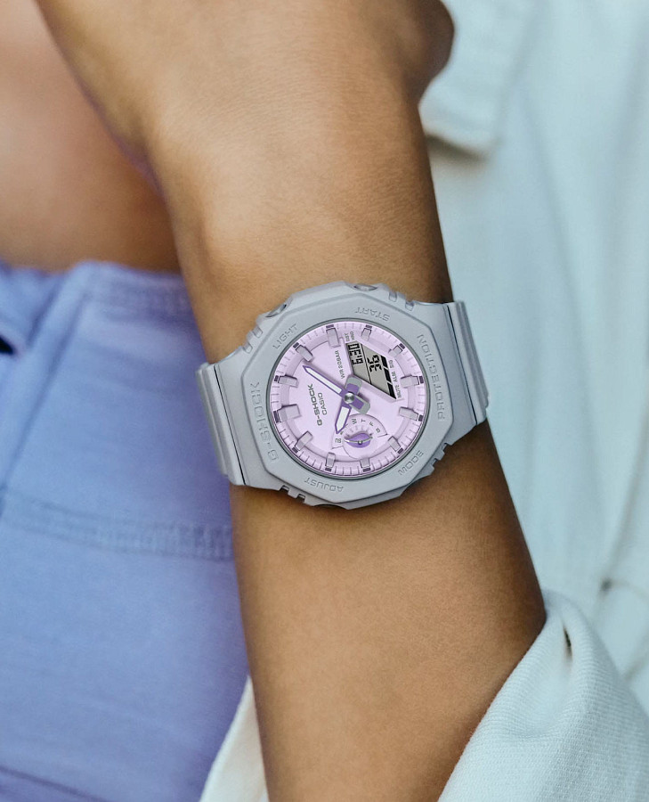 Часы Casio G-Shock GMA-S2100NC-8A — электронные, пластик