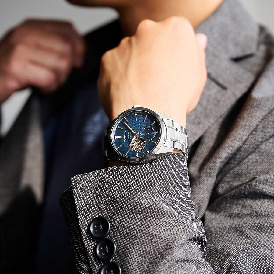 Часы Seiko Presage Sharp Edged Series SPB417 — сталь металл, Япония