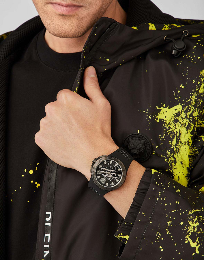 Часы Plein Sport Thunderstorm Chrono PSABA0123 — кварцевые, сталь металл
