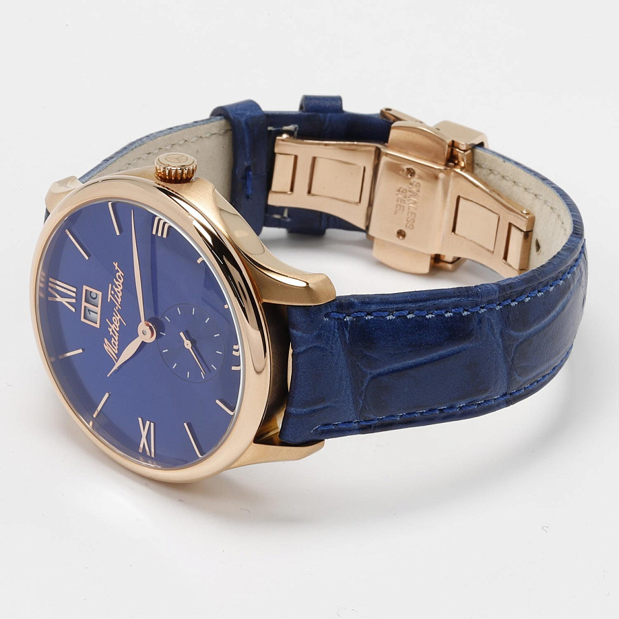 Часы Mathey-Tissot Edmond H1886QPBU — металл сталь, Швейцария