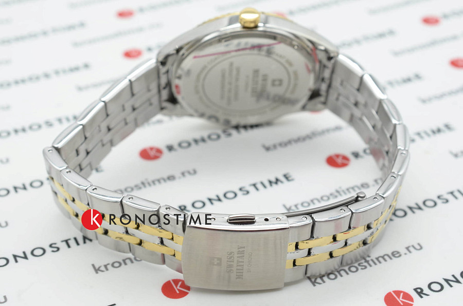 Часы Swiss Military by Chrono Сверхточные SM34065.04 — металл сталь, сталь c pvd покрытием