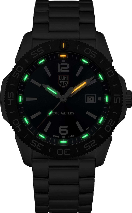 Часы Luminox Pacific Diver XS.3123 — кварцевые, металл сталь