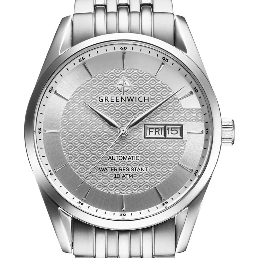 Часы Greenwich Good Luck Classic GW 074.10.33 — механические, металл сталь