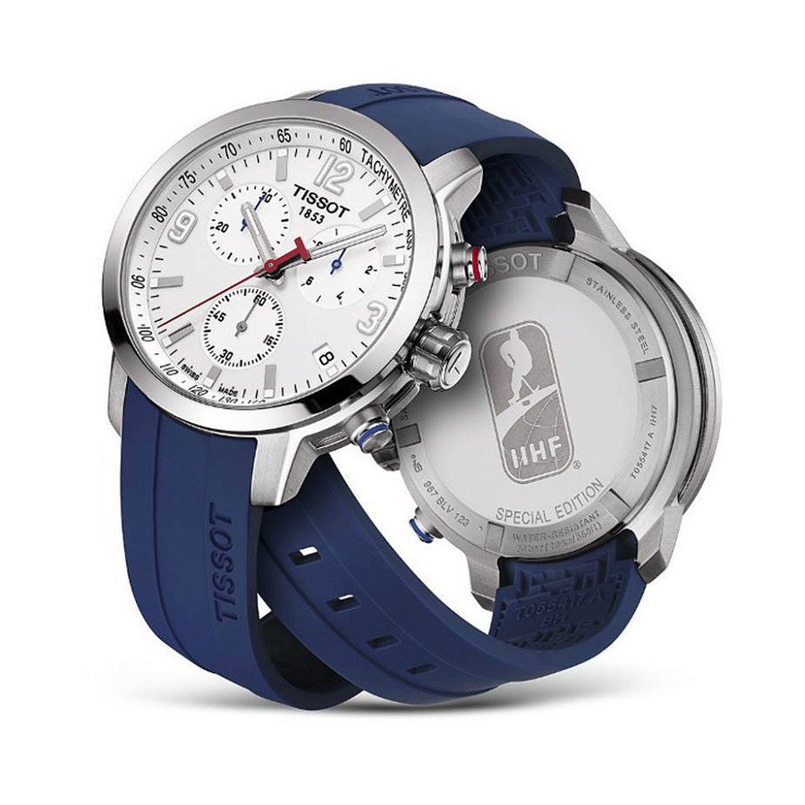 Часы Tissot PRC 200 Ice Hockey Special Edition T055.417.17.017.02 — кварцевые, сталь металл
