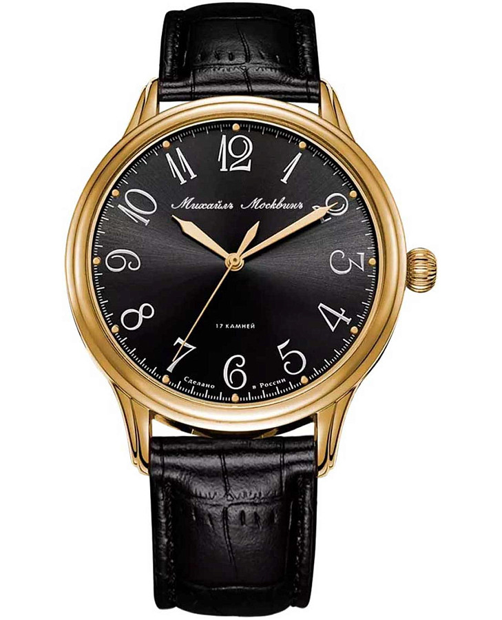 Часы Михаил Москвин Classic 1113A2L3-1 — мужские, черный