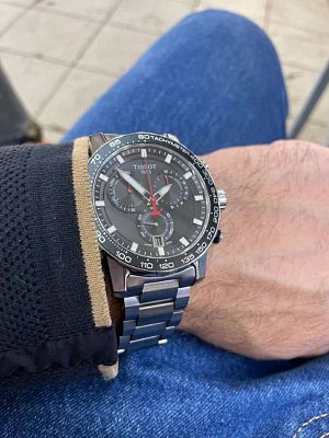 Фото покупателя: Швейцарские наручные часы Tissot SuperSport Chrono T125.617.11.051.00 с хронографом