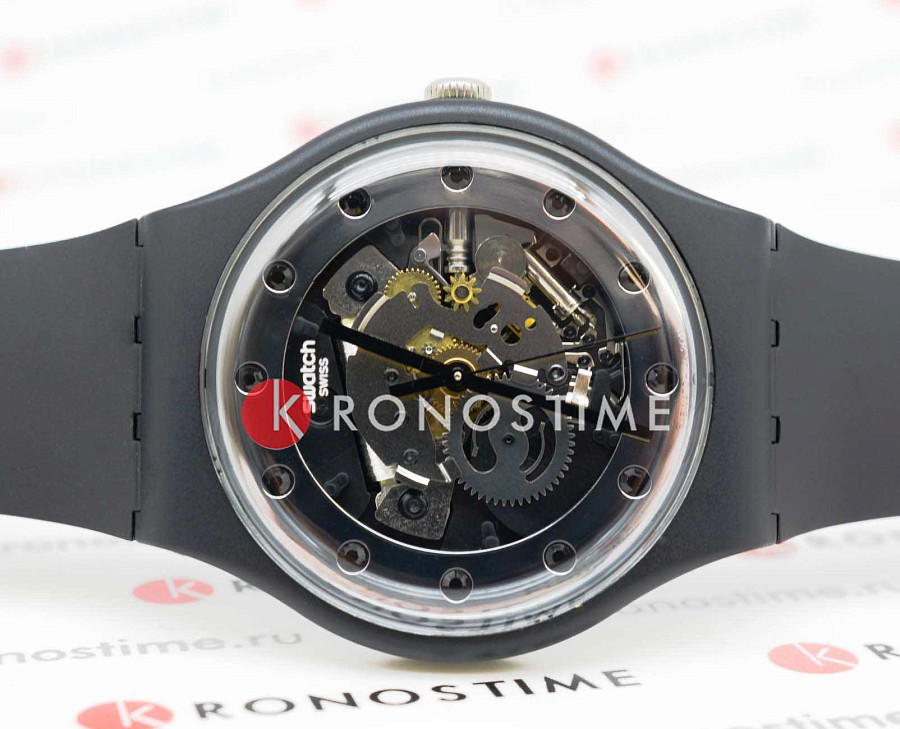 Часы Swatch New Gent Biosourced SO29B109 — кварцевые, пластик
