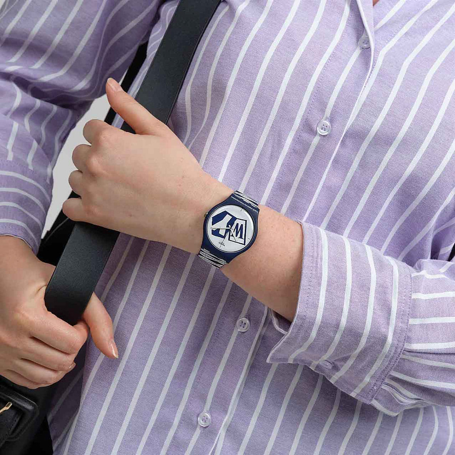 Часы Swatch New Gent Biosourced SO29Z141 — силикон, мужские