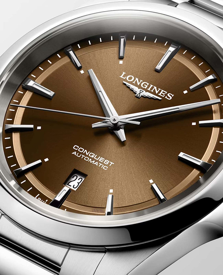 Часы Longines Conquest L3.830.4.62.6 — мужские, нержавеющая сталь