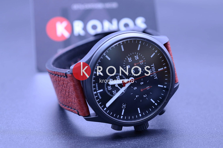 Часы Tissot Chrono XL Fiba Special Edition T116.617.36.051.10 — мужские, кожаный