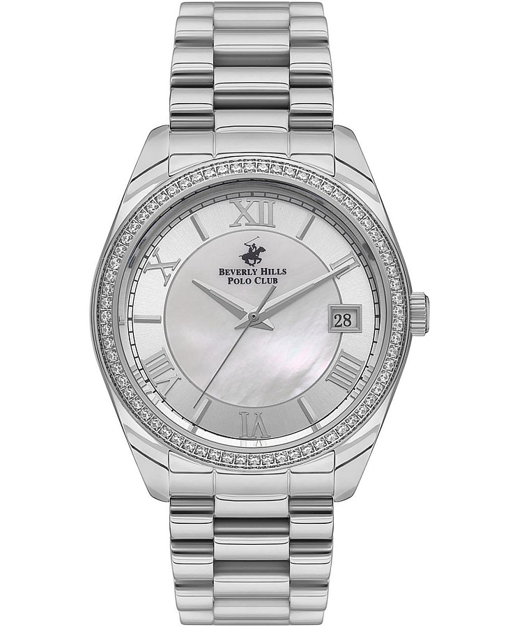Часы Beverly Hills Polo Club BP3592C.320 — женские, перламутровый