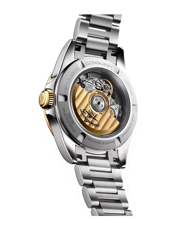 Часы Longines Conquest 30 mm L3.320.5.70.6 — металл сталь, Швейцария