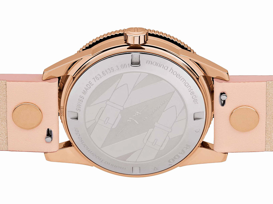 Часы Rado Captain Cook Marina Hoermanseder R32139708 — женские, кожаный