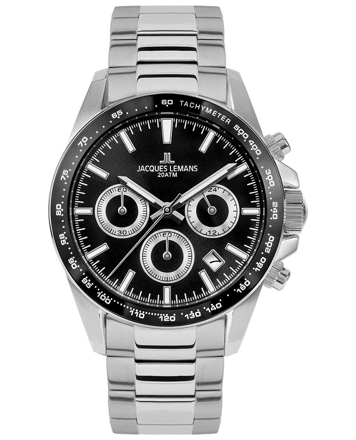 Часы Jacques Lemans Liverpool 1-1877E — мужские, черный