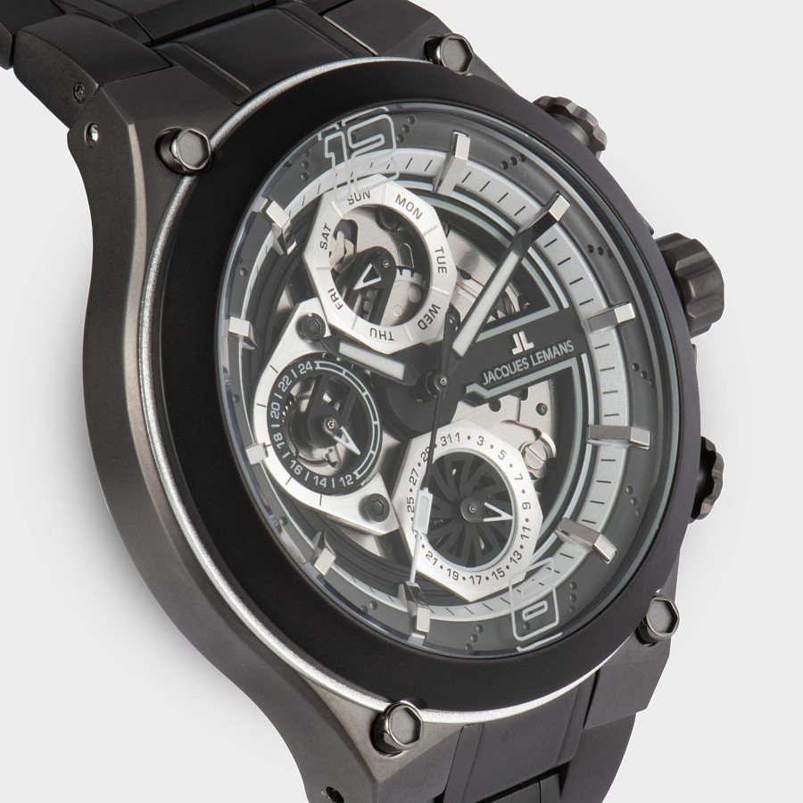 Часы Jacques Lemans Sport 1-2150F — металл сталь, Австрия