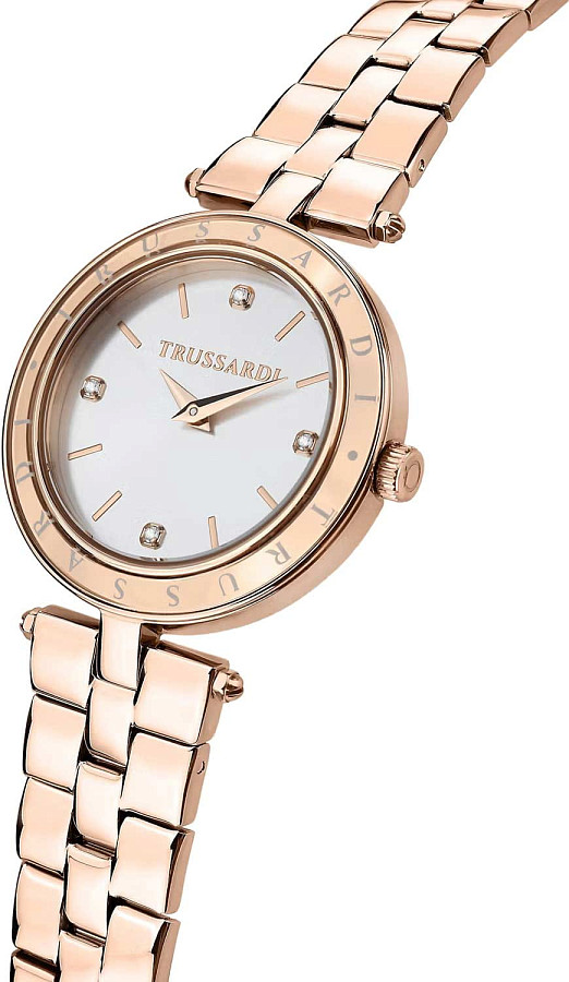 Часы Trussardi T-Shiny R2453145512 — нержавеющая сталь с ip-покрытием, женские