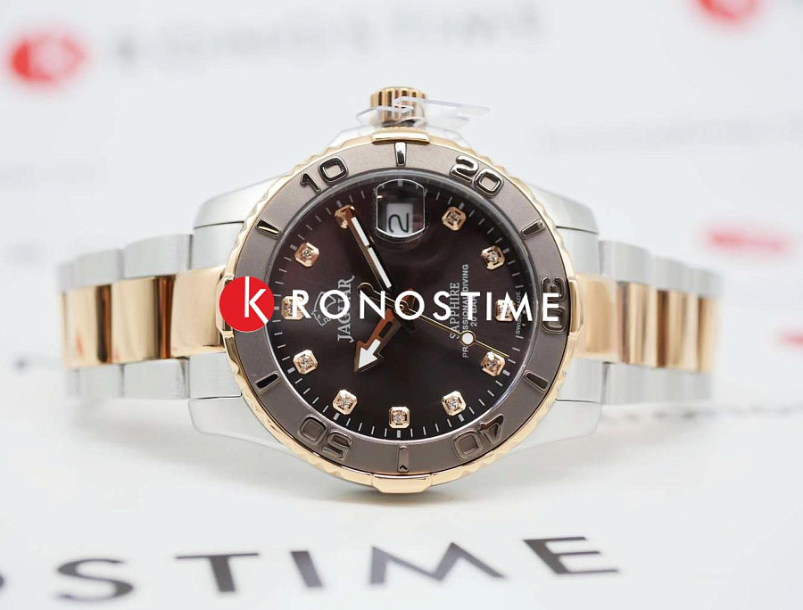 Часы Jaguar Couple Diver J871/2 — коричневый, сталь металл