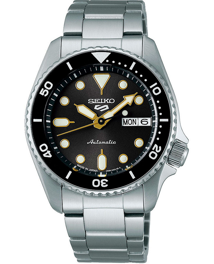 Часы Seiko 5 Sports SBSA301 — мужские, черный