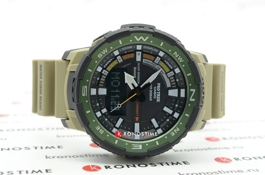 Часы Casio Pro Trek PRT-B70-5 — пластик, мужские