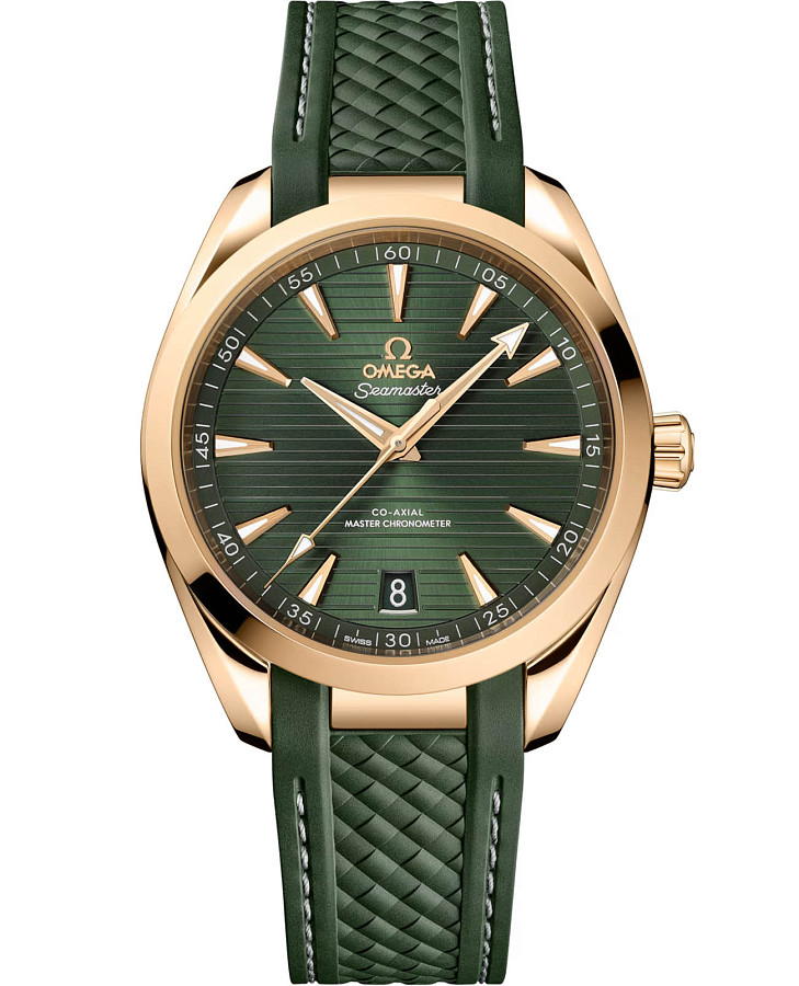 Часы Omega Seamaster Aqua Terra 220.52.41.21.10.001 — мужские, зеленый