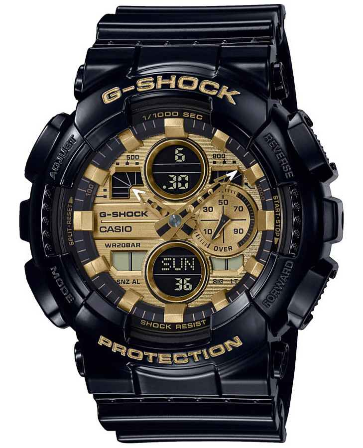 Часы Casio G-Shock GA-140GB-1A1DR (GA-140GB-1A1) — мужские, золотой