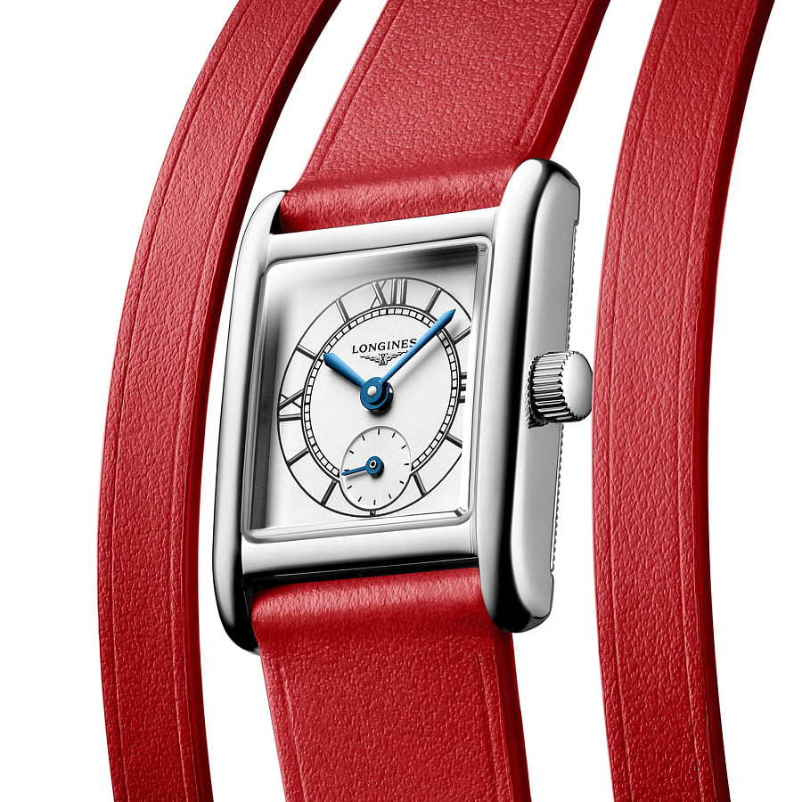 Часы Longines Mini Dolcevita L5.200.4.75.0 — кожаный, женские