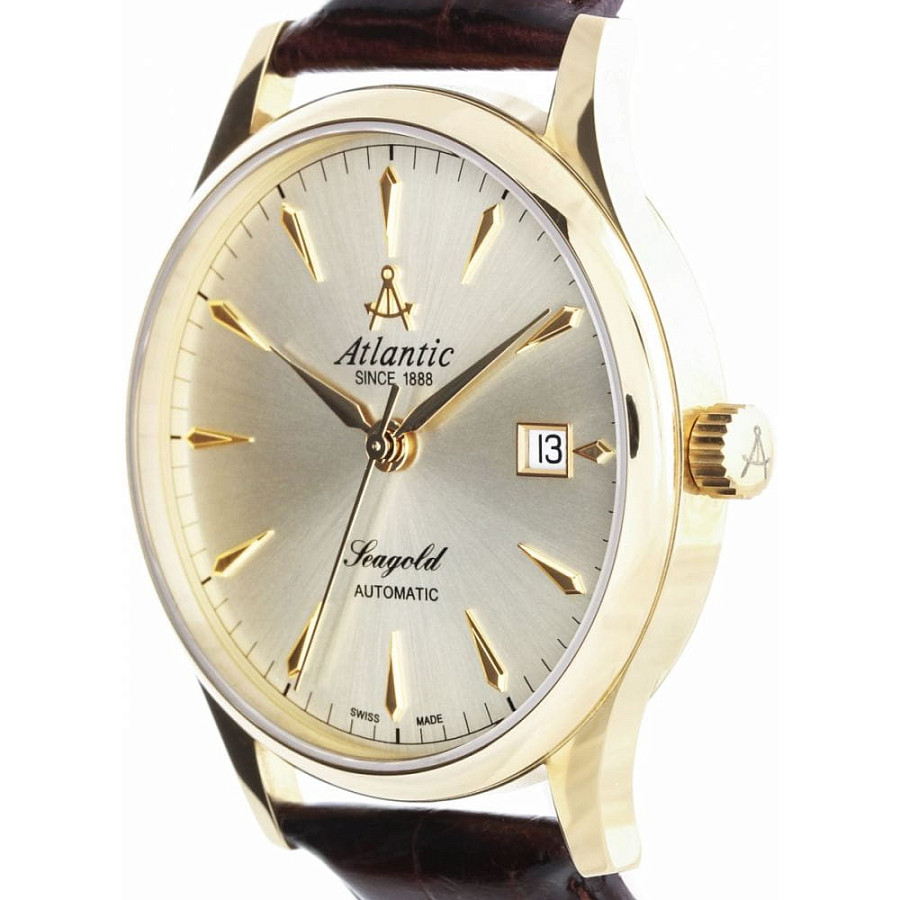 Часы Atlantic Seagold 95743.65.31 — золото металл, Швейцария
