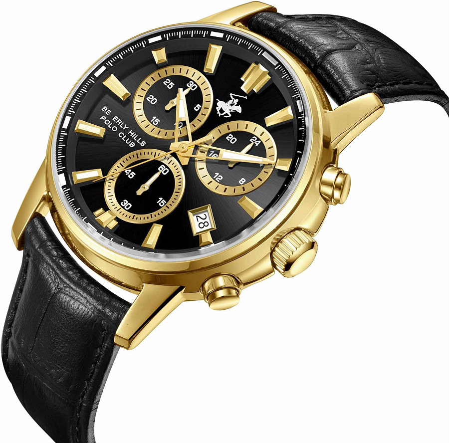 Часы Beverly Hills Polo Club BP3646X.151 — кварцевые, металл сталь